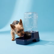 Vibrant Life 0.4 gal Gravity Waterer for Extra Small Pets, Navy