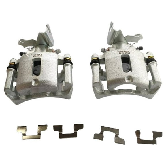 Rear Brake Caliper Set of 2 - Compatible with 2005 - 2014 Ford Mustang (with Metal Piston) 2006 2007 2008 2009 2010 2011 2012 2013