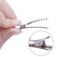 thumbnail image 4 of 100 Pieces 45 mm Metal Alligator Hair Clips Pins with Teeth, 4 of 5