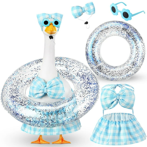 Disfraz Sunnymove de Pato con Bikini Azul de 23 Pulgadas para el Porche