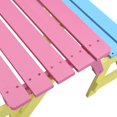 thumbnail image 6 of Kumix KID'S MULTI-FUNCTIONAL ARM CHAIR,TABLE+ 2 BENCHES (All-in-one)Blue+Pink, 6 of 7