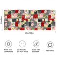 thumbnail image 3 of Pioneer Flower Floral Print Pattern Bathroom Rugs Mat, Non Slip Microfiber Bathroom Rug with Rubber Backing, Soft Mats for Bathroom Floor Tub Shower, 24"x60", 3 of 5