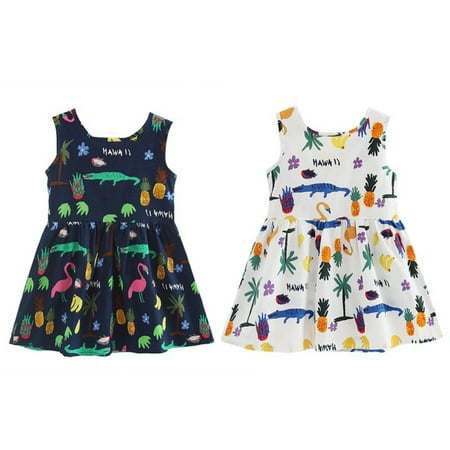 

Deals on Gift for Holiday!Kids Dresses For Girls Cartoon Crocodile Print Sun Dresses Clothes Outfits Dress Girl Robe Princesse Enfant Fille