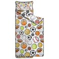 thumbnail image 2 of Baseball Football Pattern Toddler Nap Mats for Kids Preschool,Sleeping Mat Bag or Kids,Toddler Sleeping Bag,Toddler Nap Mat or Daycare, 2 of 6