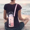thumbnail image 4 of Half Gallon Water Bottle Sleeve Holder Cover withTime Marker, Leakproof Motivational Water Holder Bag, Sport Water Jug Reusable Drink Container Protector Sleeve Case Pouch Cover (Not Included Bottle), 4 of 6
