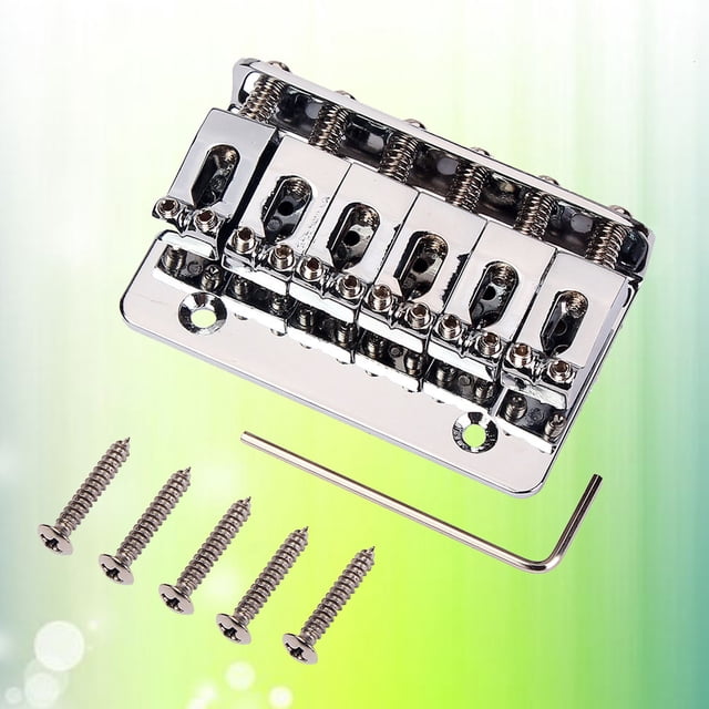 TABLETREANDS De Guitarra Eléctrica Con 6 Cuerdas Estilo Vintage Color Plata Material Resistente Y Duradero