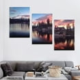 thumbnail image 4 of ONETECH Big Bear Lake Canvas Print Wall Art. USA home wall decor, interior design 12''x16''X3 Panels, 4 of 4