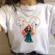 thumbnail image 5 of Camisetas informales de algodón con dibujos animados de Disney para niñas, princesas y sirenas, de Mickey Mouse, para niños, ropa de moda para niños de Disneyland, camisetas para bebés, 5 of 5