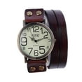thumbnail image 2 of Reloj de Pulsera Vintage con Brazalete de Cuero Vacuno para Hombre y Mujer, Reloj de Cuarzo para Mujer, 2 of 2