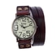 thumbnail image 2 of Fiudx Reloj Vintage de Pulsera de Cuero Vacuno, Elegante Caja Redonda de Aleación, Movimiento Analógico de Cuarzo, Accesorio Unisex, Regalo Perfecto para Ocasiones Especiales, Esfera de 3,9 Cm, Longi, 2 of 2