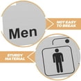 thumbnail image 3 of ADDHAT Aluminum Restroom Signs, Sleek Modern Design, Material, 2 Pieces for Bathroom Door, 3 of 8