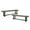 Sandblasted Gray/Black, variant on GDF Studio Foster Outdoor Acacia Wood Bench, Sandblasted Gray, Black, Set of 2