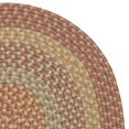 thumbnail image 2 of Colonial Mills 12' x 15' Red and Gray All Purpose Handcrafted Reversible Oval Outdoor Area Throw Rug, 2 of 2