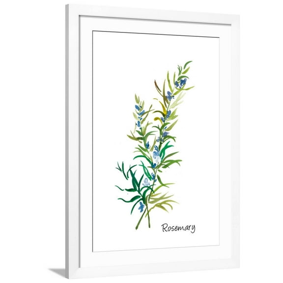 Art.com Rosemary II Art Print by Asia Jensen, White Frame Wall Art, 32" x 44"
