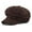 Brown, variant on Fgnfyis Women's Hats Thin Linen Beret Cap Round Design for Casual Everyday Outfits All Seasons Brown