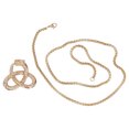 thumbnail image 4 of Necklace, Safe Men Necklace  For Daily Wear For Clothing Matching For Daily Travel For Showing Personality Steel Color,Gold, 4 of 8