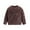 Coffee, variant on Children's Autumn Baby Sweater with Contrast Color Western Style Kids Crew Neck Knit Top Fashion Pullover Sizes 1Y-6Y Green,5-6Years
