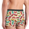 thumbnail image 4 of Kdxio Men's Boxer Briefs with Colorful Butterflies Print - Comfortable and Breathable Underwear for Everyday Wear, 4 of 7