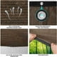 thumbnail image 5 of Tela parasol para jardín y patio, paquete de 1, resistente al agua y al bloqueo del 80-90 % para proteger plantas, cubrir muebles de exterior y pérgola Aestivo | Marrón, 5 of 7