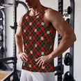 thumbnail image 5 of Fuzoiu Christmas With Character Print Men's Workout Tank Tops,Sleeveless Gym Shirt Quick Dry,Fitness Bodybuilding T-Shirt,Muscle Athletic Workout Tee-XX-Large, 5 of 7