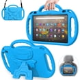 thumbnail image 1 of Funda para tablet AVAWO Kids para Fire HD 10 y Fire HD 10 Plus, color azul, 1 of 9