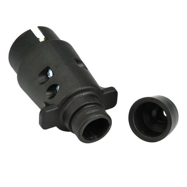 7 Pin Car Trailer Socket Plug Connector for Caravan Towbar Towing European Standard 12V