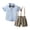 Z-Blue268, variant on SonxaHe Infant Boy Outfits Formal Short Sleeve Shirt Suspenders Shorts Kids Fashion Cozy Gentleman Outfit Set,3-Piece Black,Size 18-24 M
