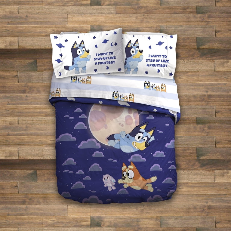 BBC Bluey 7-Piece Full Bed Set With Sham, Microfiber photo 7