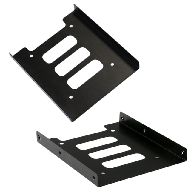 BEADCEST 4Pcs Mounting Bracket Kit Metal Black for Efficient Data Storage