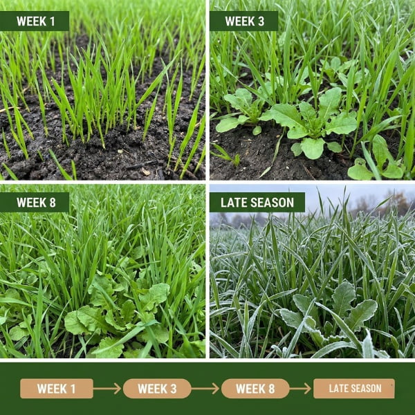 Old Cobblers Farm™ Winter Rye + Chicory Seed Mix (5 lbs | 10 lbs | 15 lbs | 20 lbs) (5lbs)