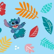 Disney Lilo & Stitch Hula Blue 100% Cotton Fabric Sold by The Yard