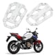 thumbnail image 5 of Pedal De Pie Ancho Para Motocicleta, 2 Uds., Clavijas De Pie Ampliadoras, Modificación De Aleación De Aluminio Resistente Térmica, Resistente Al Desgaste Para Motocicleta Cergrey Plata, 5 of 8