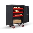 thumbnail image 3 of Armorgard Fittingstor Cabinet, 43.7 X 22.4 X 62In, Black, 3 of 8