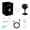 Black, variant on 1080P HD Wireless WiFi Security Camera with Night Vision Motion Detection No Drill Compact Indoor Surveillance Camera