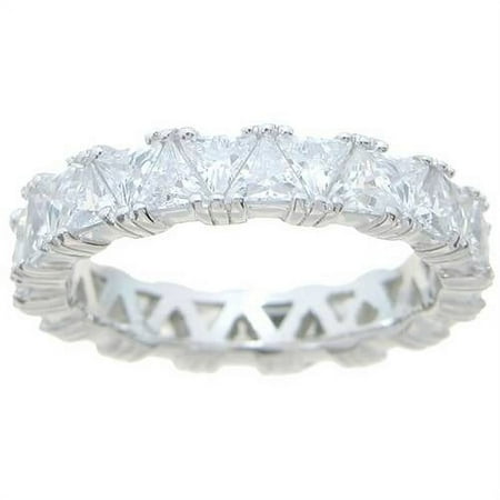 Sterling Silver High Polish Trillon Cut