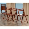 thumbnail image 4 of Winsome Robin 4-PC Folding Chair Set, Walnut Finish, 4 of 10