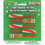 Mini Christmas Chinese Yo-yos, 5ct