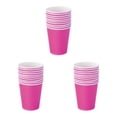 thumbnail image 1 of QualitChoice 50 Pcs Gobelets Jetables Résistants aux Rayures pour Papier Inodore Non Déformable et Durable rose Rouge 3Ensemble, 1 of 6