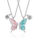 thumbnail image 1 of Collares de mariposas bonitas Yashi collar de la amistad con mariposas esmaltadas, 1 of 2