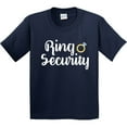 thumbnail image 3 of Inktastic Ringbearer Ring Security White Text Youth T-Shirt, 3 of 5