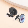 thumbnail image 6 of Valentine's Day Elegant Formal Attire Stainless Steel Cuff Links for Dress Shirts, Weddings, and Business Meetings, 6 of 6