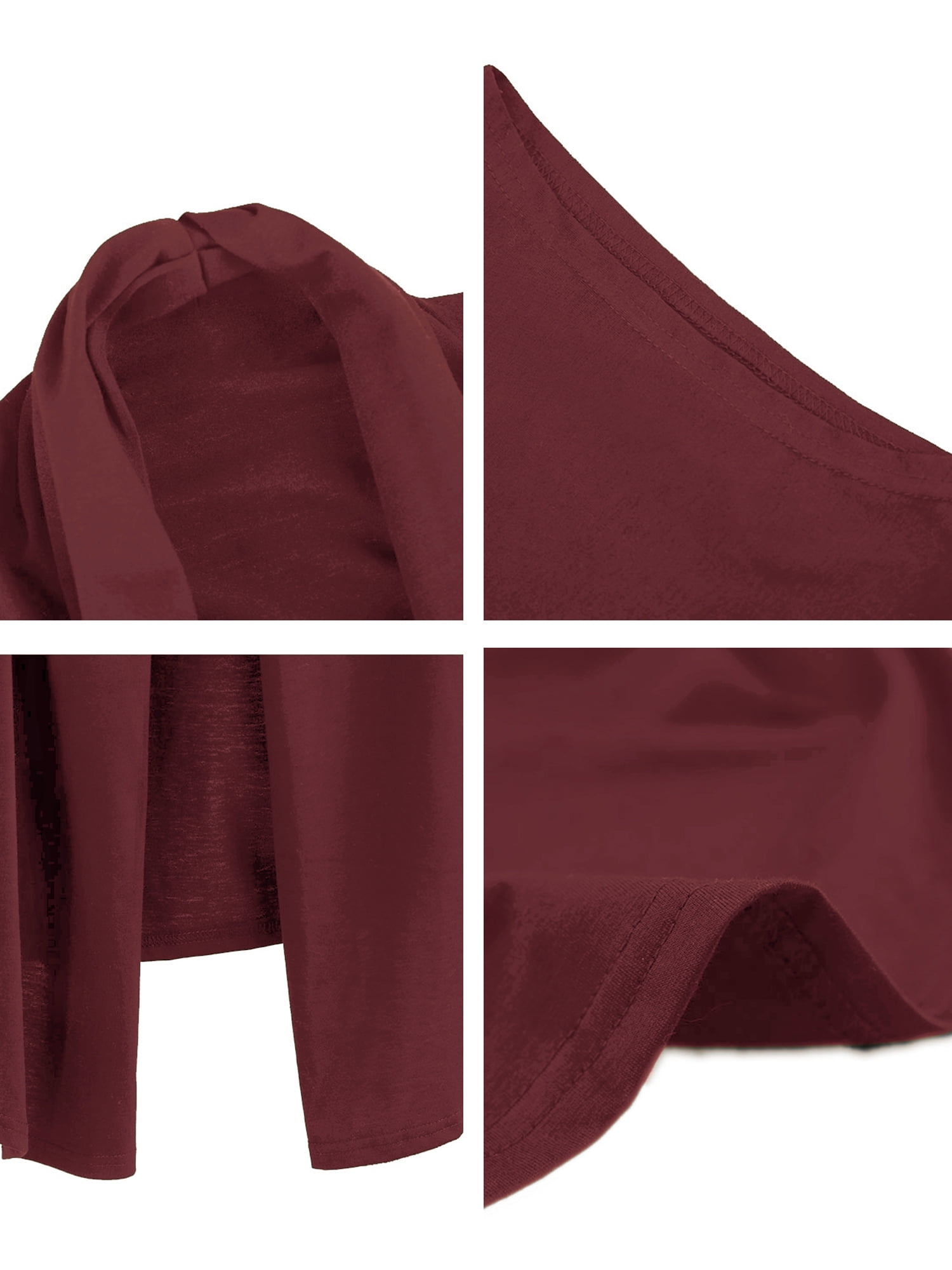 DARING DIVA Men's Sleeveless Open Front Asymmetric Hem Cardigan Vest 46 Burgundy
