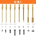 thumbnail image 2 of AMERTEER Precision Screwdriver Set Hex Driver Screwdriver 1.5/2.0/2.5/3.0mm Drive Impact Screwdriving Durable 1/4 Inch  Hex Bit Holder For RC Car Hobby Tool Kit, 2 of 8