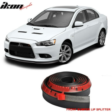 Mach 1 Chin Spoiler - 100 Inch Foam Front Bumper Lip Kit Splitter Chin Spoiler Fit Mitsubishi EZ