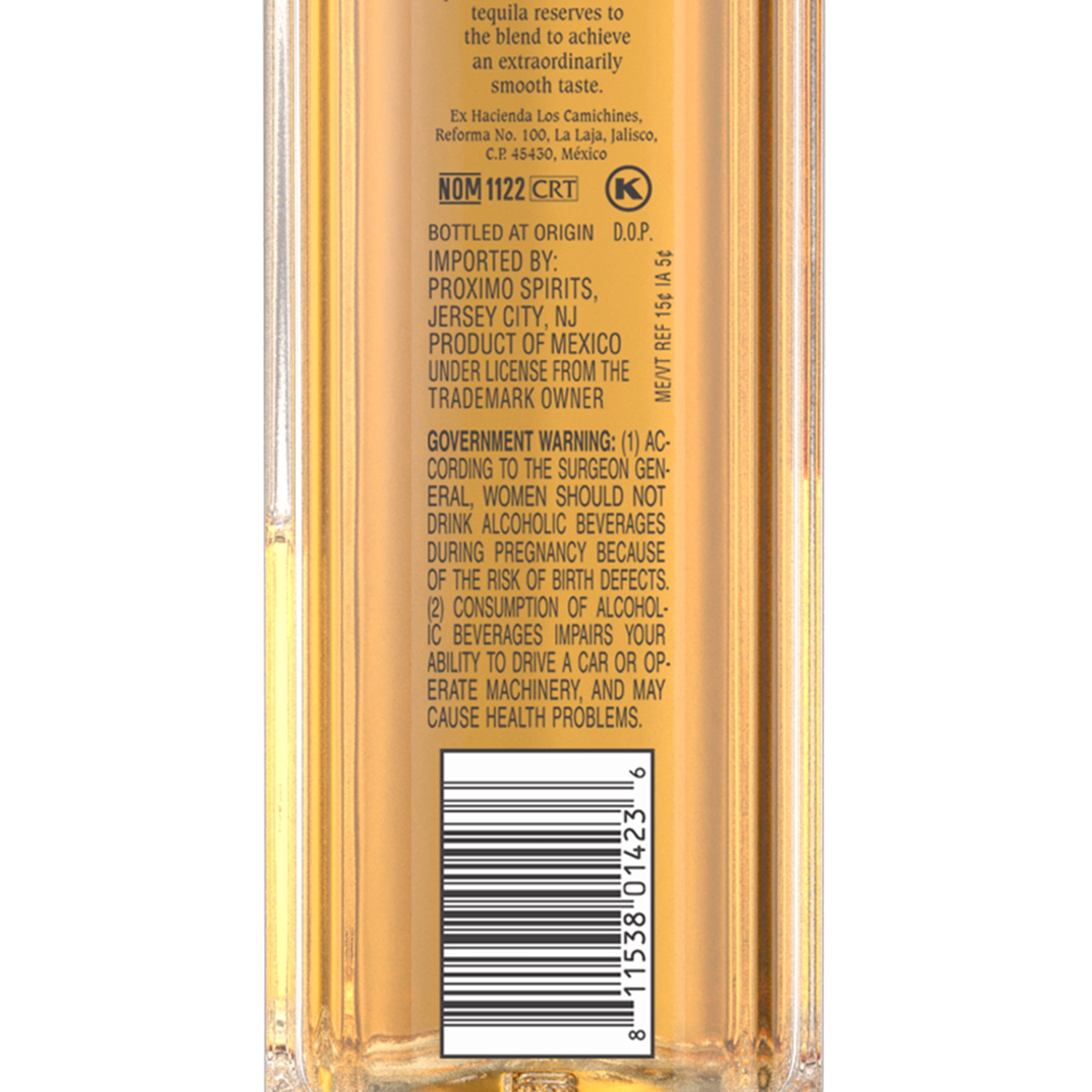 Gran Centenario Reposado Tequila, 750 ml Glass Bottle, 40% ABV