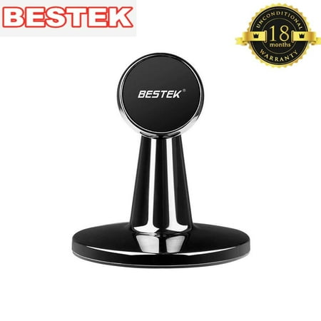 BESTEK Magnetic Cell Phone Desk Holder Desktop Mount, Fits All Smartphone and Small Tablets, (Best Way To Mount Tablet In Car)
