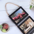 thumbnail image 4 of 4x6 Picture Frames Collage Set of 2, Black 8 Opening Horizontal Frame for Wall Decor, 4 of 6