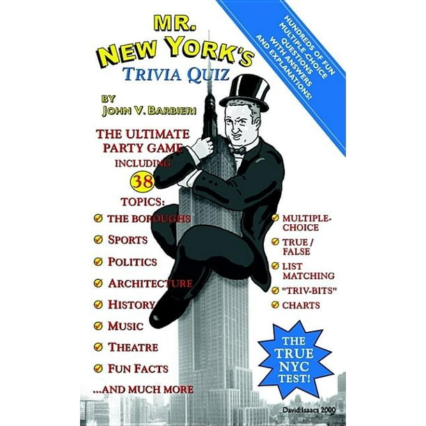 Mr New York S Trivia Quiz Walmart Com