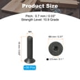 thumbnail image 2 of Uxcell 50 Pcs M4 x 16 mm Flat Countersunk Head Socket Cap Machine Screws Full Thread, 2 of 7