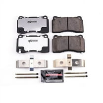 Power Stop Z26-1001 Z26 Street Warrior Carbon Fiber-Ceramic Brake Pad -Front or Rear